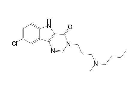4H-pyrimido[5,4-b]indol-4-one, 3-[3-(butylmethylamino)propyl]-8-chloro-3,5-dihydro-