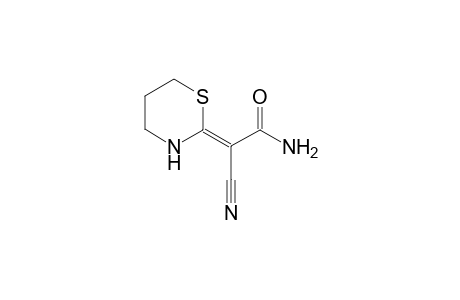 (2Z)-2-cyano-2-(1,3-thiazinan-2-ylidene)acetamide