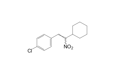 p-CHLORO-beta-CYCLOHEXYL-beta-NITROSTYRENE