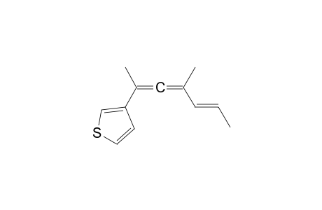 (E)-3-(4-methylhepta-2,3,5-trien-2-yl)thiophene