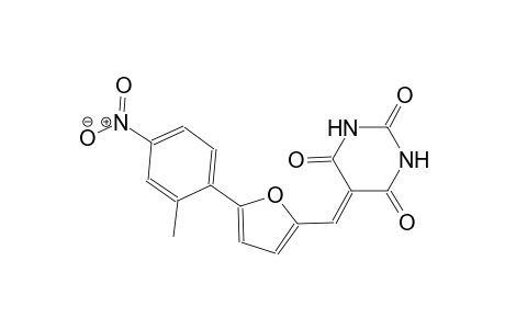 5-{[5-(2-methyl-4-nitrophenyl)-2-furyl]methylene}-2,4,6(1H,3H,5H)-pyrimidinetrione