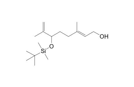 (2E,6S)-6-(tert-Butyldimethylsilyloxy)-7(9)-dehydro-6,7-dihydrogeraniol