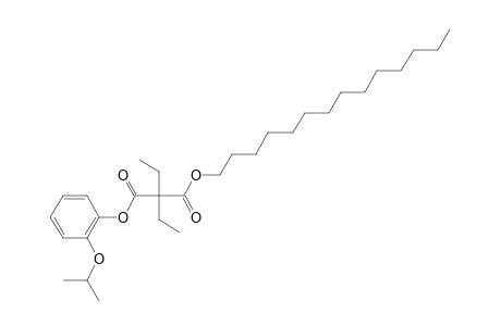 Diethylmalonic acid, 2-isopropoxyphenyl tetradecyl ester