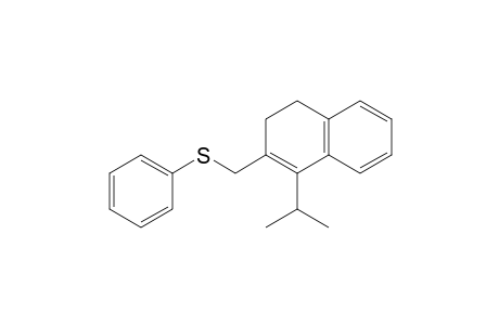 3-(Phenylsulfanylmethyl)-4-propan-2-yl-1,2-dihydronaphthalene