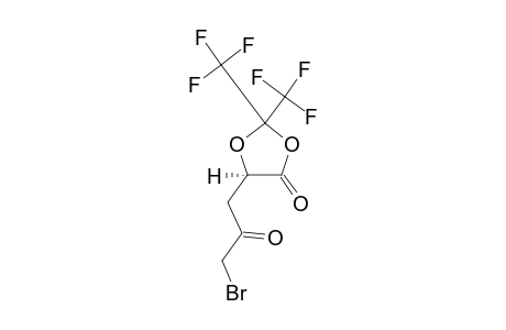 (5S)-5-(3-BROMO-2-OXOPROPYL)-2,2-BIS-(TRIFLUOROMETHYL)-1,3-DIOXOLAN-4-ONE