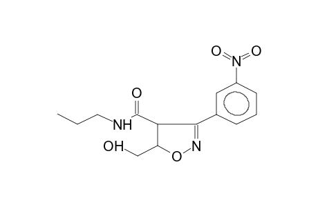 3-(3-NITROPHENYL)-4-PROPYLCARBAMOYL-5-HYDROXYMETHYLISOXAZOLINE