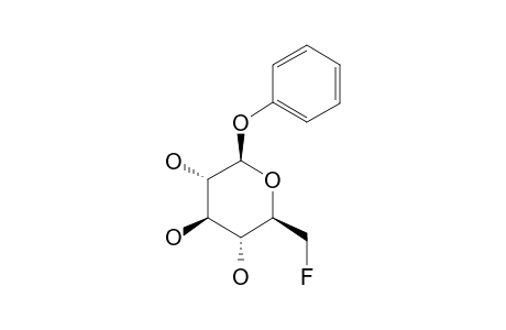 Phenyl-6-deoxy-6-fluoro.beta.-D-glucopyranosid