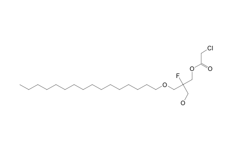 3-Chloroacetoxy-2-fluoro-2-(hexadecyloxymethyl)propan-1-ol