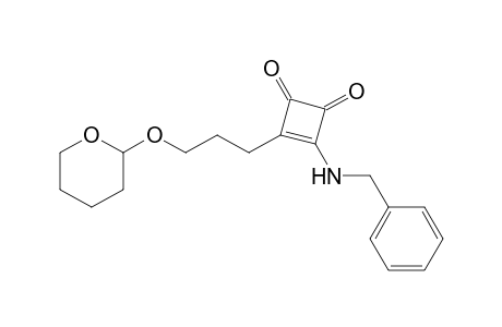 3-(Benzylamino)-4-[3-(tetrahydropyranyloxy)propyl]-3-cyclobutene-1,2-dione