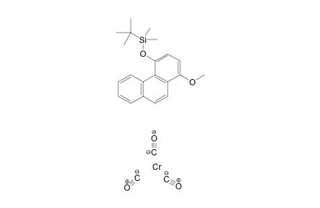 Tricarbonyl{eta-6-1,2,3,4,4a,10a-(1-methoxy-4-[(t-butyl)dimethylsilyloxy]phenanthrene)}chromium