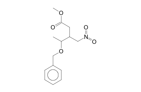 4-Benzyloxy-3-nitromethyl-pentanoic acid, methyl ester