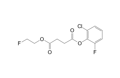 Succinic acid, 2-chloro-6-fluorophenyl 2-fluoroethyl ester