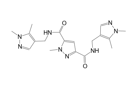 1H-pyrazole-3,5-dicarboxamide, N~3~,N~5~-bis[(1,5-dimethyl-1H-pyrazol-4-yl)methyl]-1-methyl-