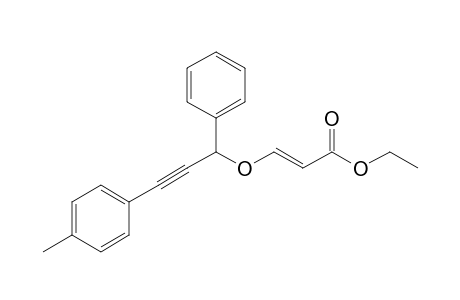 (+-)-Ethyl (E)-3-[1-Phenyl-3-(p-tolyl)prop-2-ynyloxy]acrylate