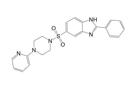 2-phenyl-5-{[4-(2-pyridinyl)-1-piperazinyl]sulfonyl}-1H-benzimidazole