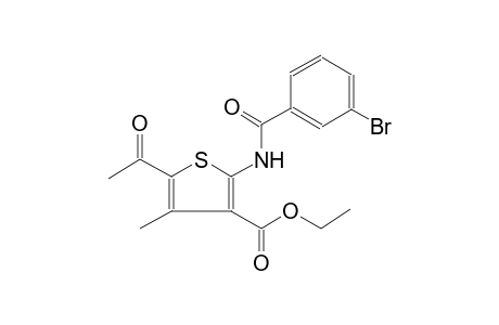 5-Acetyl-2-(3-bromo-benzoylamino)-4-methyl-thiophene-3-carboxylic acid ethyl ester