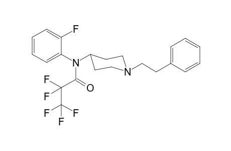 N-(2-Fluorophenyl)-N-[1-(2-phenylethyl)piperidin-4-yl]pentafluoropropanamide