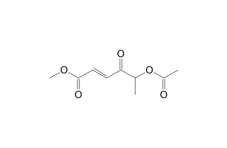 Methyl (2E)-5-(acetyloxy)-4-oxo-2-hexenoate