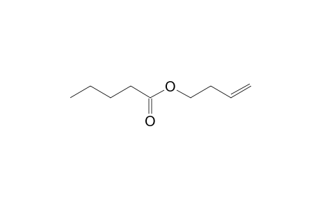 Pentanoic acid, 3-butenyl ester