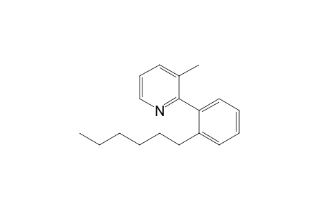 3-Methyl-2-(2-hexylphenyl)pyridine