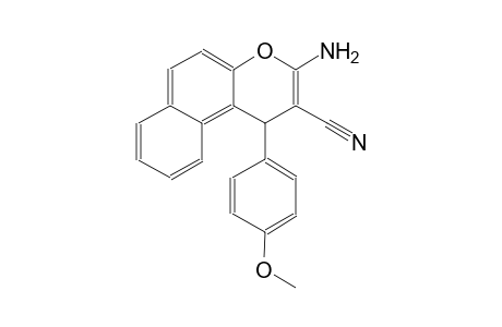 1H-naphtho[2,1-b]pyran-2-carbonitrile, 3-amino-1-(4-methoxyphenyl)-