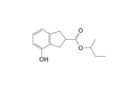 4-hydroxy-2,3-dihydro-1H-indene-2-carboxylic acid butan-2-yl ester