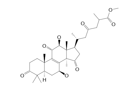 (6R)-6-[(5R,7S,10S,12S,13R,14R,17R)-7,12-dihydroxy-3,11,15-triketo-4,4,10,13,14-pentamethyl-1,2,5,6,7,12,16,17-octahydrocyclopenta[a]phenanthren-17-yl]-4-keto-2-methyl-enanthic acid methyl ester