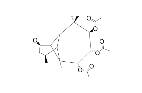 (1R,3R,4S,5S,7S,8R,9S,10R,11R)-7,8,9-Triacetyloxylongipinan-1-ol