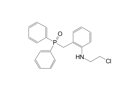benzenamine, N-(2-chloroethyl)-2-[(diphenylphosphinyl)methyl]-