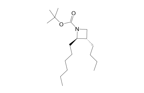 (2R,3S)-3-butyl-2-hexyl-1-azetidinecarboxylic acid tert-butyl ester