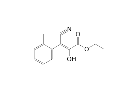 ethyl (2E)-3-cyano-2-hydroxy-3-(2-methylphenyl)-2-propenoate