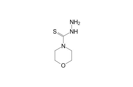 4-Morpholinecarbothioic acid, hydrazide