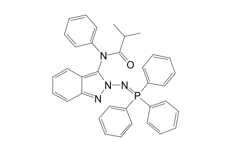 2-[(TRIPHENYLPHOSPHORANYLIDENE)-AMINO]-3-(N-PHENYL-N-ISOBUTYRYLAMINO)-2H-INDAZOLE