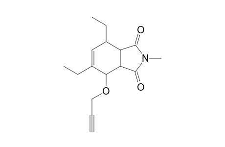 5,7-Diethyl-3a,4,7,7a-tetrahydro-2-methyl-4-(prop-2-ynyloxy)-2H-isoindol-1,3-dione