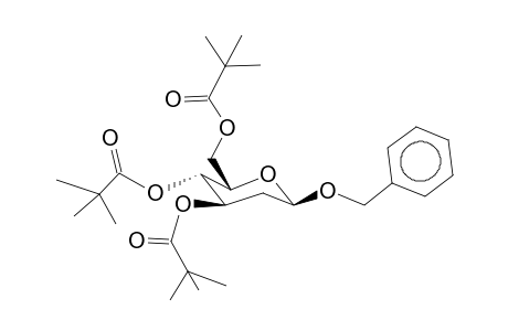Benzyl-3,4,6-tri-O-pivaloyl-b-d-arabino-hexopyranoside