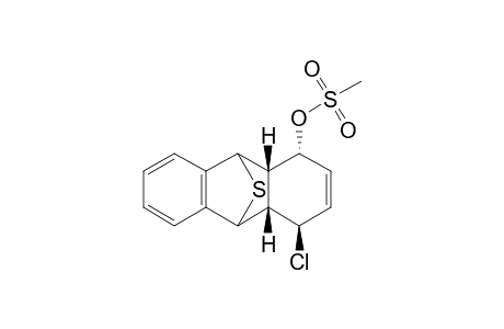 (4aS,9aS)-(endo)-9,10-Epithio-4.beta.-chloro-1,4,4a,9,9a,10-hexahydroanthracene-1.alpha.-(methylsulfonate)