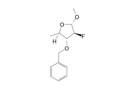 METHYL-2,5-DIDEOXY-2-FLUORO-3-O-BENZYL-ALPHA-D-ARABINOFURANOSIDE