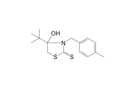 Thiazolidine-2-thione, 4-tert-butyl-4-hydroxy-3-(4-methylbenzyl)-