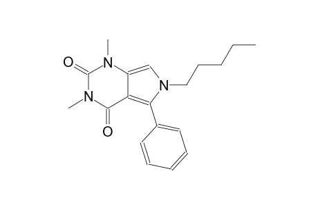 1,3-dimethyl-6-pentyl-5-phenyl-1H-pyrrolo[3,4-d]pyrimidine-2,4(3H,6H)-dione