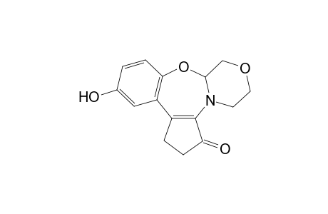 1,2,5,6,8,8a-hexahydro-12-hydroxy-3H-benzo[f]cyclopent[d][1,4]oxazino[3,4-b]-1,3]-oxazepin-3-on