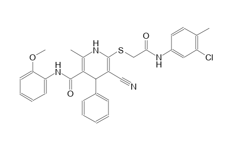 3-pyridinecarboxamide, 6-[[2-[(3-chloro-4-methylphenyl)amino]-2-oxoethyl]thio]-5-cyano-1,4-dihydro-N-(2-methoxyphenyl)-2-methyl-4-phenyl-