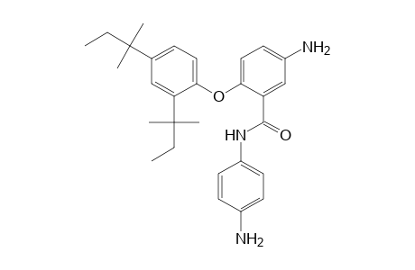 Benzamide, 5-amino-N-(4-aminophenyl)-2-[2,4-bis(1,1-dimethylpropyl)phenoxy]-
