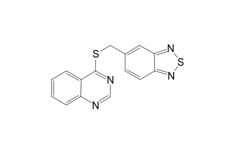 Quinazoline, 4-[(2,1,3-benzothiadiazol-5-ylmethyl)thio]-