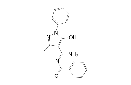 benzamide, N-[(Z)-amino(5-hydroxy-3-methyl-1-phenyl-1H-pyrazol-4-yl)methylidene]-