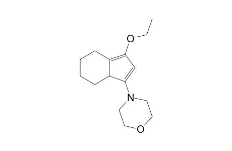 3-Ethoxy-1-morpholino-4,5,6,7-tetrahydro-7aH-indene