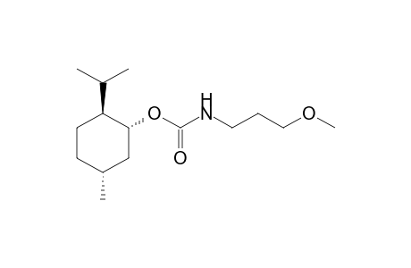 (3-Methoxy-propyl)-carbamic acid (1 R,2S,5R)-2-isopropyl-5-methyl-cyclohexyl ester