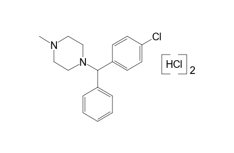 1-(p-chloro-alpha-phenylbenzyl)-4-methylpiperazine, dihydrochloride