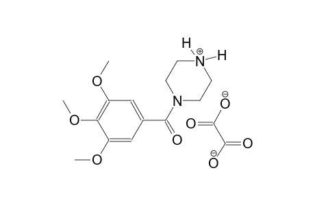 4-(3,4,5-trimethoxybenzoyl)piperazin-1-ium oxalate