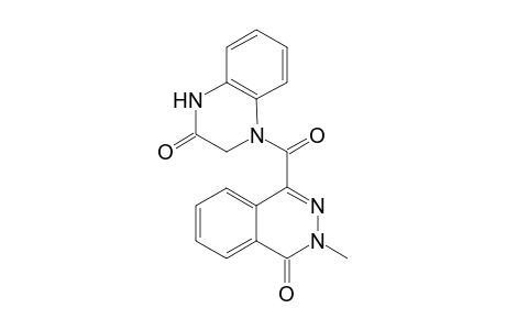 2(1H)-Quinoxalinone, 4-[(3,4-dihydro-3-methyl-4-oxo-1-phthalazinyl)carbonyl]-3,4-dihydro-