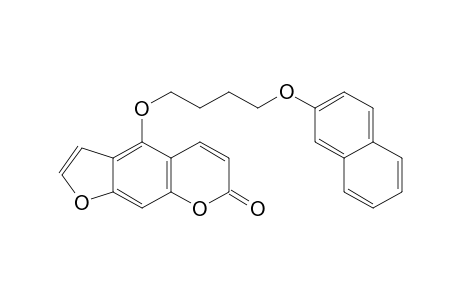 4-(4-[2-Naphthyloxy]butoxy)-7H-furo[3,2-g][1]benzopyran-7-one